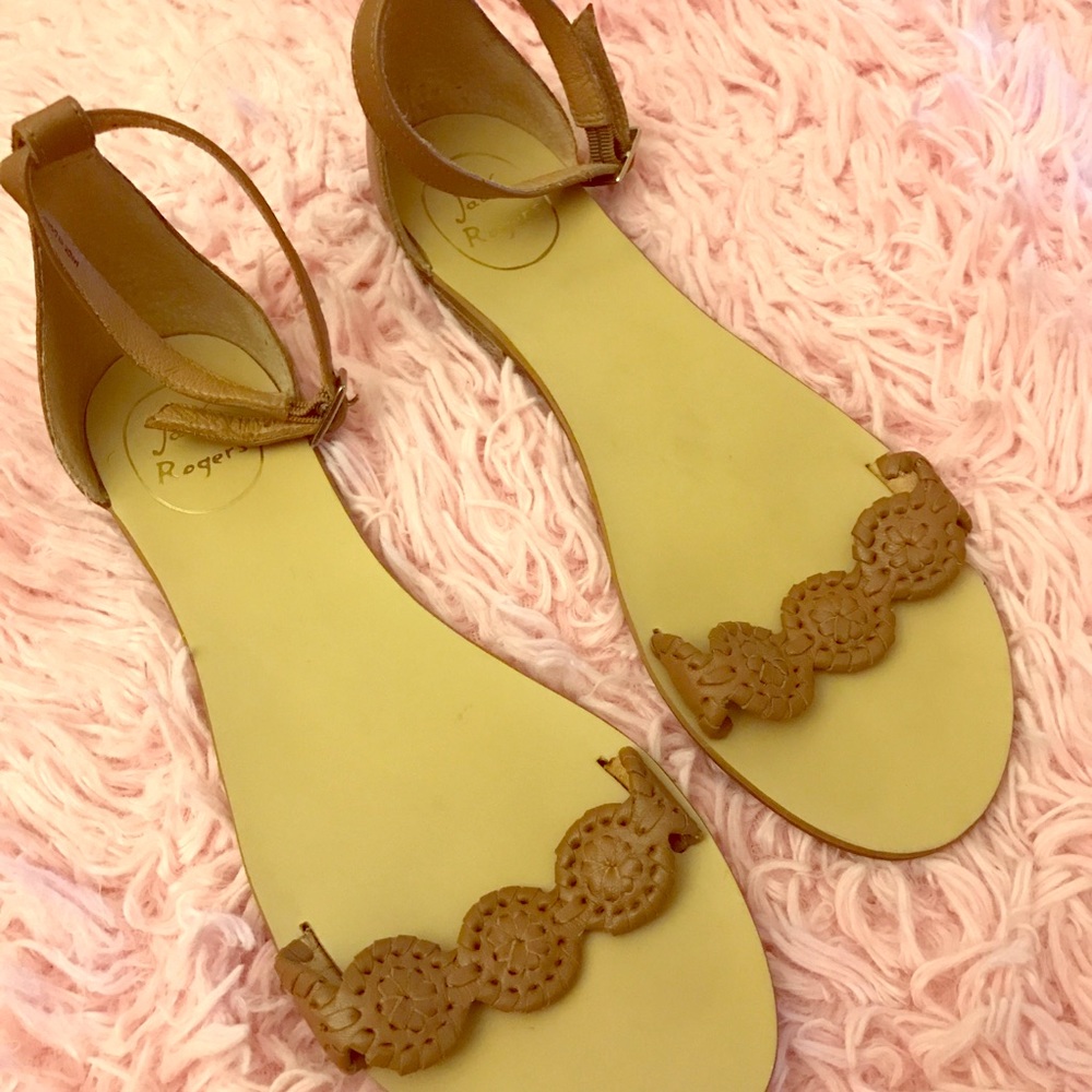 JACK ROGERS DAPHNE LEATHER SANDAL